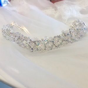 Crystal Diamond Rhinestones with Headpiece